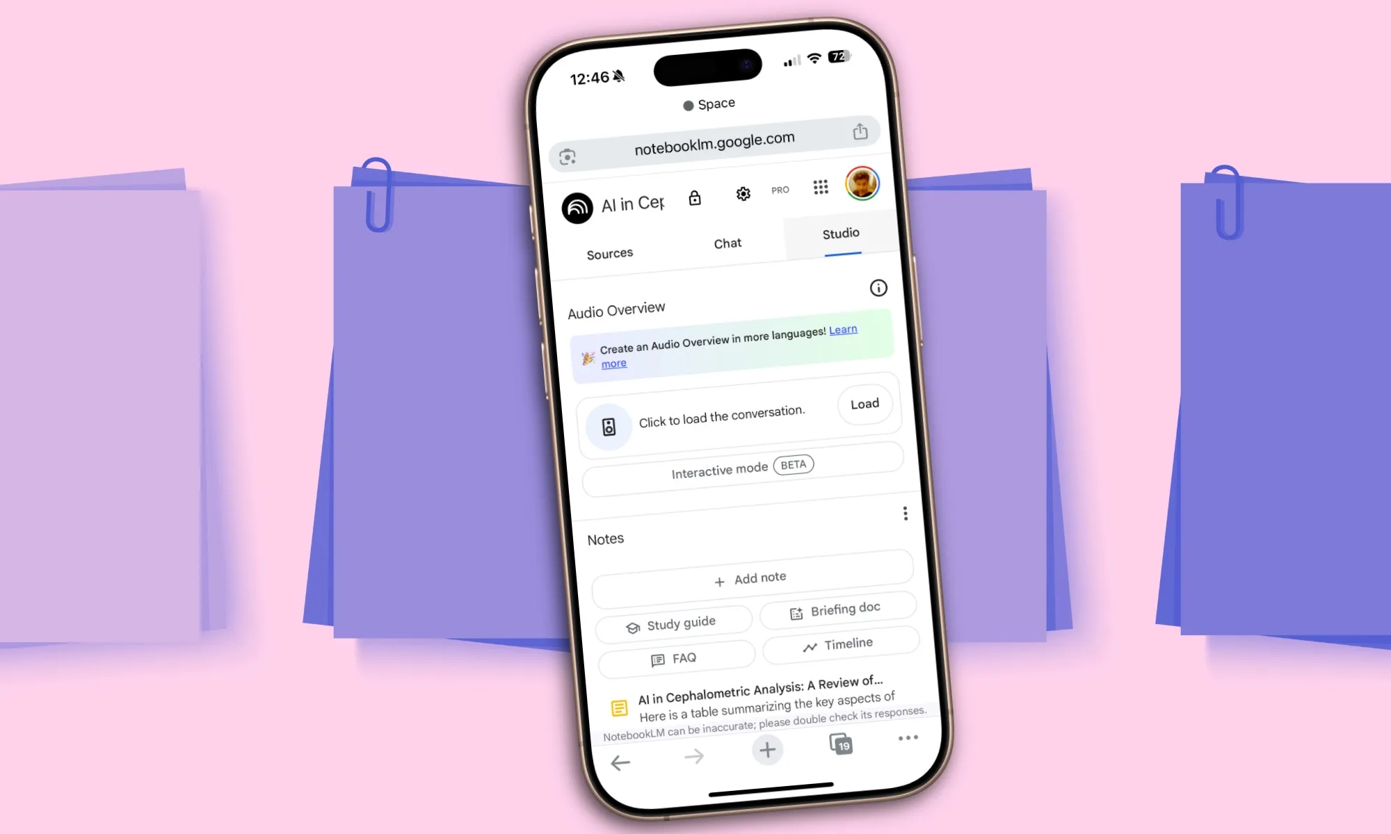 Web Version of NotebookLM