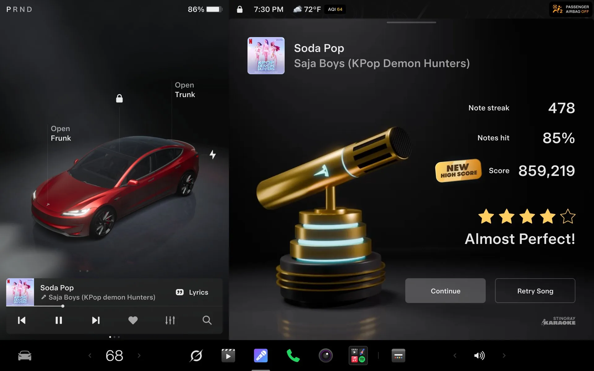 Tesla Caraoke