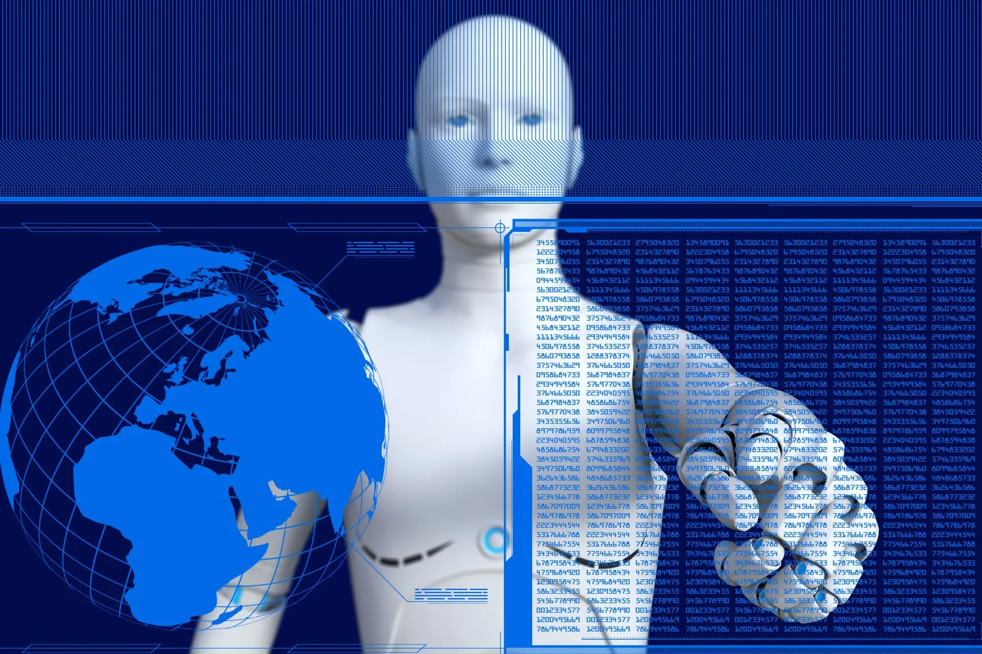 AI handling office tasks.