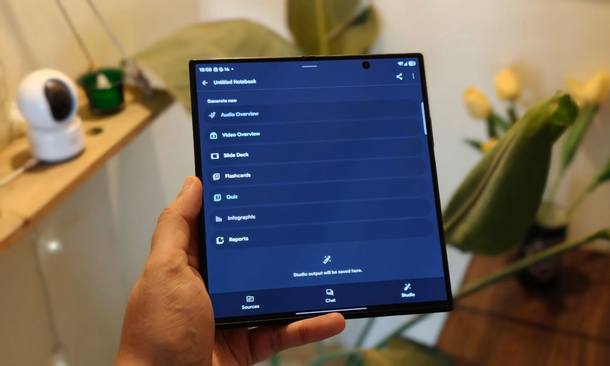 Gemini Notebook on the Galaxy Z Fold 8 Ultra