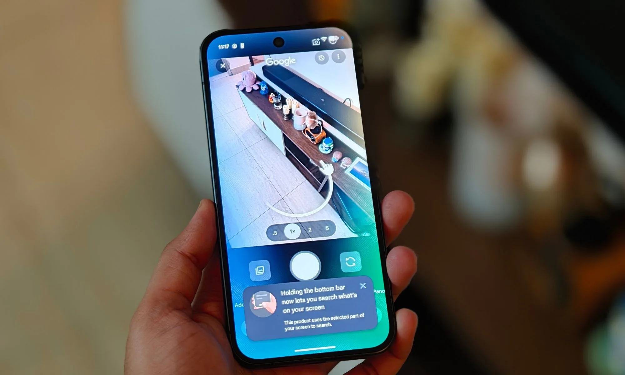 Circle to Search Through the Pixels Camera App