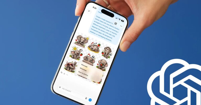 Transform Your Photos into Personalized iMessage and WhatsApp Stickers with ChatGPT