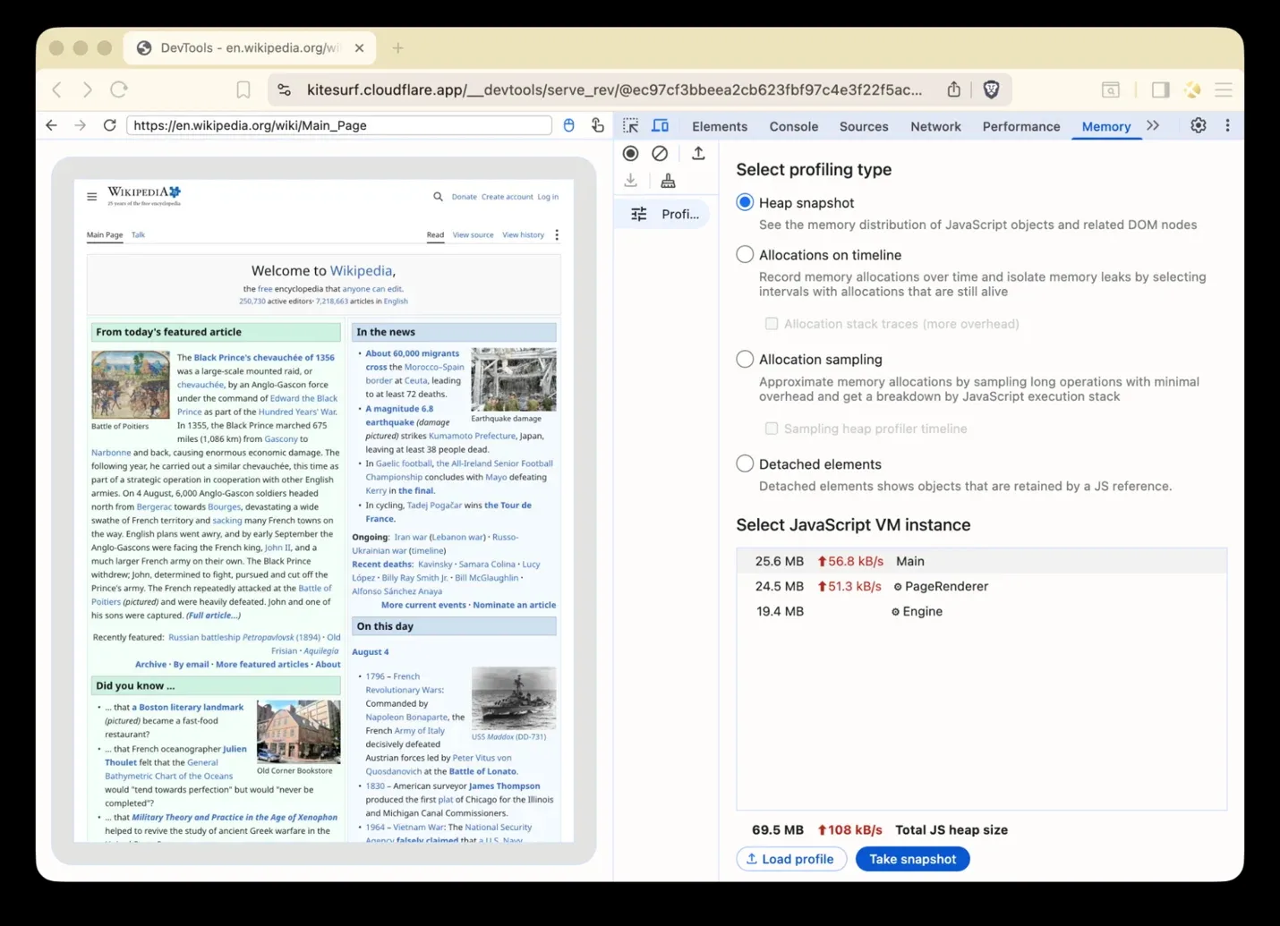 Kitesurf Browser Rendering Wikipedia