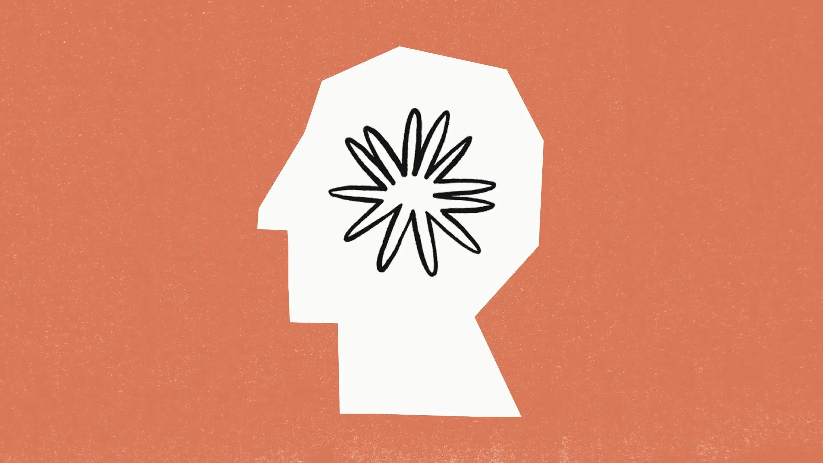 The Anthropic logo on a red background